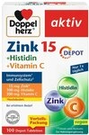 Doppelherz Zink + Histidin + Vitamin C Depot Tabletten