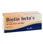 PZN-DE 14278466, betapharm Arzneimittel Biotin Beta 5 5mg Tabletten