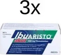 PZN-DE 16160295, Aristo Pharma Ibuprofen Ibuaristo akut 400 mg Filmtabletten gegen