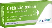 PZN-DE 14293483, axicorp Pharma Cetirizin axicur 10 mg Filmtabletten