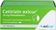 PZN-DE 14293520, axicorp Pharma Cetirizin axicur 10 mg Filmtabletten