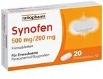 PZN-DE 18218515, ratiopharm Synofen - mit Ibuprofen und Paracetamol