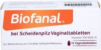 PZN-DE 16011158, Dr. Pfleger Arzneimittel Biofanal bei Scheidenpilz 100 000 I.e.