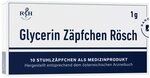Glycerin Z&Atilde;&curren;pfchen R&Atilde;&para;sch 1 g gegen Verstopfung