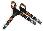 Stihl Hosentr&auml;ger, schwarz/or. z. Kn&ouml;pfen L&auml;nge 110 cm,