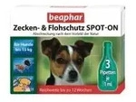 Beaphar Zecken- und Flohschutz Spot-On 3 x 1 f&uuml;r kleine Hunde