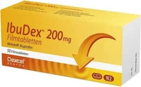 PZN-DE 09294888, Dexcel Pharma IbuDex 200 mg Filmtabletten, 50 St, Grundpreis: &euro;