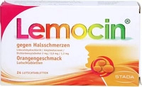 PZN-DE 17537371, STADA Consumer Health Lemocin gegen Halsschmerzen Orange, 24 St,