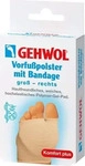 PZN-DE 14129157, Eduard Gerlach GehwohlVorfu&szlig;polster mit Bandage rechts gro&szlig;, 1 St