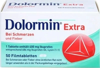 PZN-DE 02400229, Kenvue (OTC) Dolormin Extra bei Schmerzen und Fieber, 50 St,