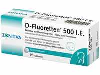 PZN-DE 01610137, Zentiva Pharma D Fluoretten 500 Tabletten, 90 St, Grundpreis: &euro;
