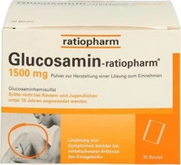 PZN-DE 06718661, Glucosamin-ratiopharm 1500 mg Pulver, 30 St, Grundpreis:...