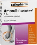 PZN-DE 09199196, Amorolfin ratiopharm 5% bei Nagelpilz, 5 ml, Grundpreis: &euro;