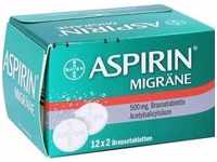 PZN-DE 00958298, Bayer Vital Aspirin Migräne Brausetabletten, 24 St, Grundpreis: