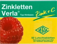 PZN-DE 03915467, Verla-Pharm Arzneimittel Zinkletten Verla Himbeere, 50 St,
