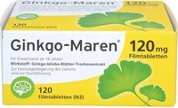 PZN-DE 09206677, HERMES Arzneimittel Ginkgo-Maren 120 mg Filmtabletten, 120 St,