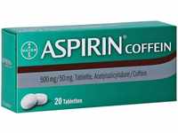 PZN-DE 05461711, Bayer Vital Aspirin Coffein Tabletten, 20 St, Grundpreis: &euro;