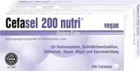 PZN-DE 00854038, Cefak Cefasel 200 nutri Selen-Tabs, 200 St, Grundpreis: &euro; 0,28