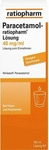 PZN-DE 07263487, Paracetamol-ratiopharm L&ouml;sung, 100 ml, Grundpreis: &euro;...