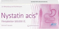 PZN-DE 07371225, MIBE Arzneimittel Nystatin acis Filmtabletten, 50 St, Grundpreis: