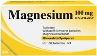PZN-DE 04016995, MIBE Arzneimittel Magnesium 100 mg Jenapharm, 100 St, Grundpreis: