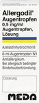 PZN-DE 00179223, Cooper Consumer Health Allergodil Augentropfen, 6 ml, Grundpreis: