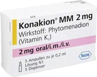 PZN-DE 07125006, CHEPLAPHARM Arzneimittel Konakion Mm 2 Mg L&ouml;sung, 5 St, Grundpreis: