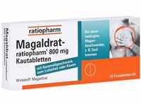 PZN-DE 04869870, Magaldrat ratiopharm 800 mg Tabletten, 20 St, Grundpreis: &euro;
