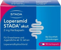 PZN-DE 08999960, STADA Consumer Health Loperamid Stada Akut 2 mg Hartkapseln, 10 St,