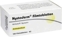 PZN-DE 03936699, DERMAPHARM Nystaderm Filmtabletten, 100 St, Grundpreis: &euro; 0,38