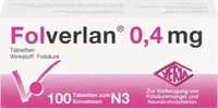 PZN-DE 01032982, Verla-Pharm Arzneimittel Folverlan 0,4 mg, 100 St, Grundpreis: