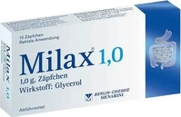PZN-DE 04647595, BERLIN-CHEMIE Milax 1,0 Suppositorien, 10 St, Grundpreis: &euro;