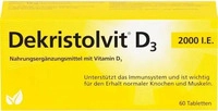 PZN-DE 10818523, Trommsdorff Dekristolvit D3 2000 I.E. Tabletten, 60 St, Grundpreis: