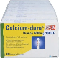 PZN-DE 09911654, Cooper Consumer Health Calcium-dura Vit D3 Brause 1200 mg/800 I.E.,