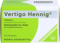PZN-DE 02161569, Hennig Arzneimittel Vertigo Hennig Tabletten, 100 St,...
