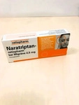 PZN-DE 09321616, Naratriptan ratiopharm bei Migr&auml;ne, 2 St, Grundpreis: &euro;...