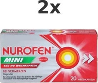 PZN-DE 19118767, Reckitt Benckiser Nurofen Mini 400 mg Weichkapseln, 20 St,