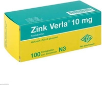PZN-DE 08912195, Verla-Pharm Arzneimittel Zink Verla 10 mg Filmtabletten, 100 St,