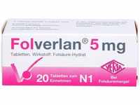 PZN-DE 07712844, Verla-Pharm Arzneimittel Folverlan 5 mg, 20 St, Grundpreis: &euro;