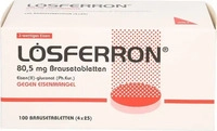 PZN-DE 04660414, MIBE Arzneimittel L&ouml;sferron Brausetabletten, 100 St, Grundpreis: