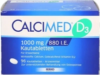 PZN-DE 09750197, HERMES Arzneimittel Calcimed D3 1000 mg/880 I.E. Kautabletten, 96