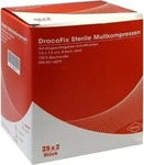 PZN-DE 03388105, Dr. Ausb&uuml;ttel DracoFix Mullkompressen 7,5 x 7,5 cm steril, 50 St,