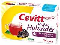PZN-DE 15581988, HERMES Arzneimittel Cevitt immun Heißer Holunder zuckerfrei, 14 St,