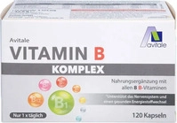 PZN-DE 16144451, Avitale Vitamin B Komplex Kapseln, 120 St, Grundpreis: &euro; 0,13 /