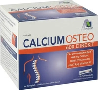 PZN-DE 16605722, Avitale Calcium Osteo 600 Direkt Pulver, 120 St, Grundpreis: &euro;
