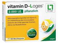 PZN-DE 17525899, Dr. Loges + Vitamin D-Loges 2.000 I.E. pflanzlich, 120 St,