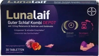 PZN-DE 17987631, Bayer Vital Lunalaif Guter Schlaf Kombi DEPOT-Tabletten, 30 St,