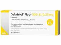 PZN-DE 18232975, MIBE Arzneimittel Dekristol Fluor 500 I.E./0,25 mg Tabletten, 90 St,