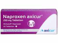 PZN-DE 14412120, axicorp Pharma Naproxen axicur 250 mg Tabletten, 20 St, Grundpreis: