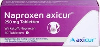 PZN-DE 14412137, axicorp Pharma Naproxen axicur 250 mg Tabletten, 30 St, Grundpreis: